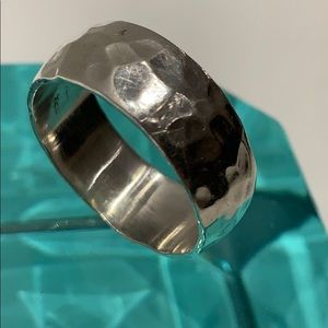 Hammered Silver Ring